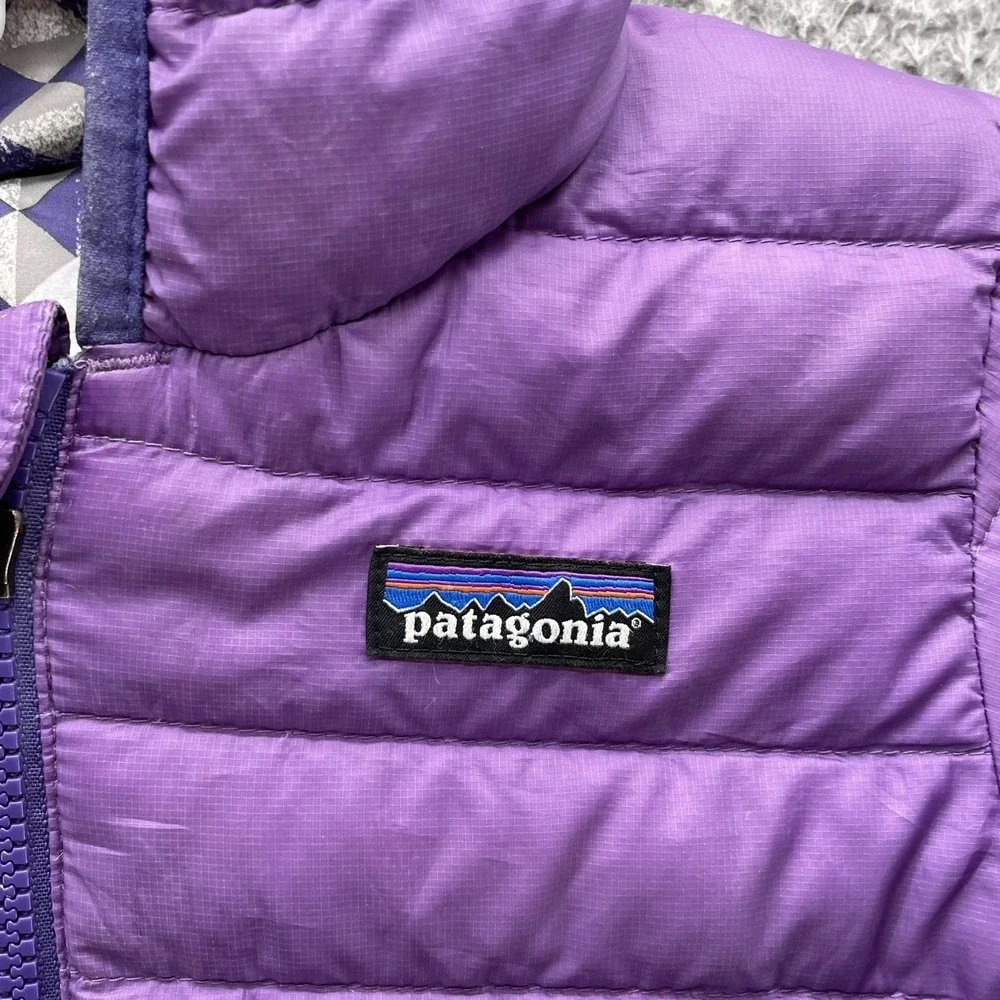Patagonia Goose Down Puffer Jacket Kids 4T Reversible Winter Outdoor Camp Hiking
